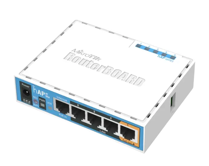 ROUTER MIKROTIK WIRELESS - hAP ac lite - RB952Ui-5ac2nD